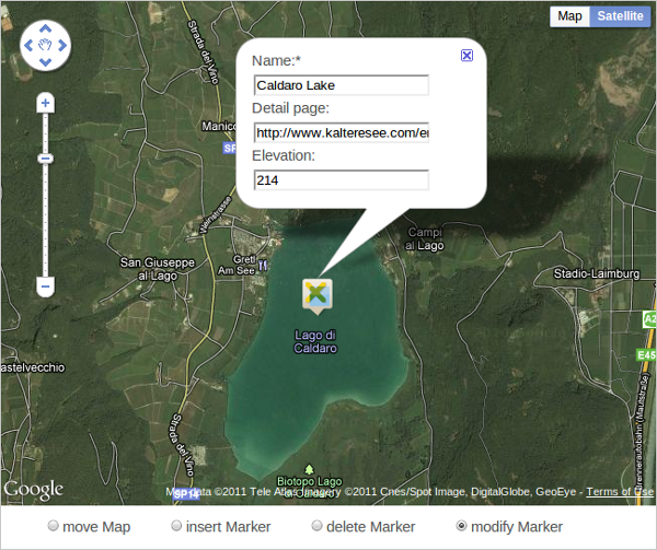 online map creation tool screenshot